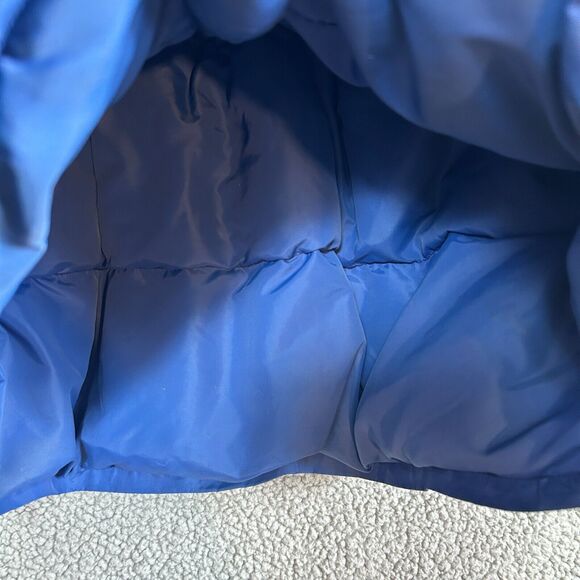 VTG Frostline Kit Jacket Womens Large Blue Belted Down Puffer Insulated Full Zip - Picture 11 of 14